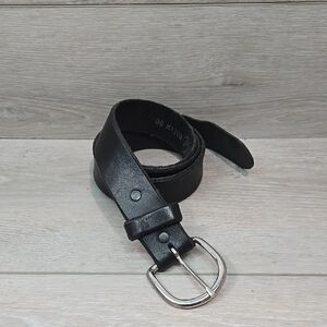 Tony Lama K1203 Men's Black Leather Belt Moto Sz 38